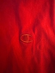 Champion T425 Men Crew Neck Short Sleeves T-Shirt Red Large