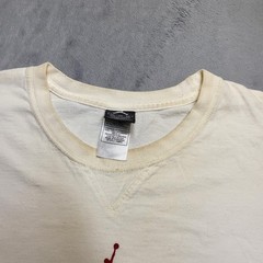 Jordan Shirt Mens 3XL White Jumpman Sneakers Graphic Tee Cotton Jersey