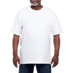 NEW 6 pack of Kirkland T Shirts men’s White Crew Neck 100% Cotton Tees PICK SIZE