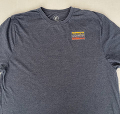 Hang Ten Shirt 2XL Blaue Men’s Surf California Hawaii Florida Distressed