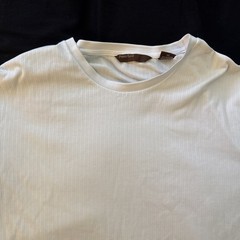 Classic white ribbed men’s shirt perfect for any occasion