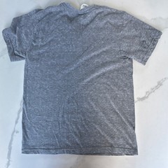 SUNA Gray V-Neck Short Sleeve Cotton Jersey Men’s T-Shirt Size M