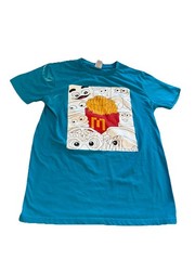 Graphic McDonald’s Sky blue T Shirt “The Collection “ Size M. Pre Owned.