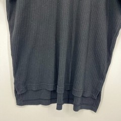 Mossimo Knit T-Shirt Men’s Size M Black Ribbed Crew Neck Vintage Logo Y2K