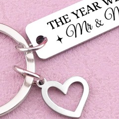 Wedding Gifts For Couples Mr And Mrs Keychain 2026 Bridal Shower Gifts