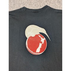 New Zealand Kiwi Fern Shirt Mens XL Black Lords Cricket Graphic Tee