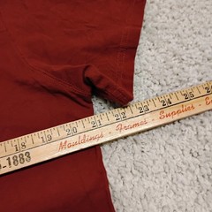Kuhl Shirt Mens Medium Red Rust Wildfibre Organic Cotton Hiking Travel Gorpcore