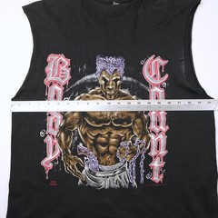 1993 Body Count Cop Killer Cutoff Sleeveless T Shirt Black Modern Medium Metal
