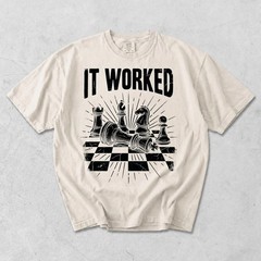 It Worked Shirt, Funny Chess Player Tee, Vintage Checkmate T-Shirt