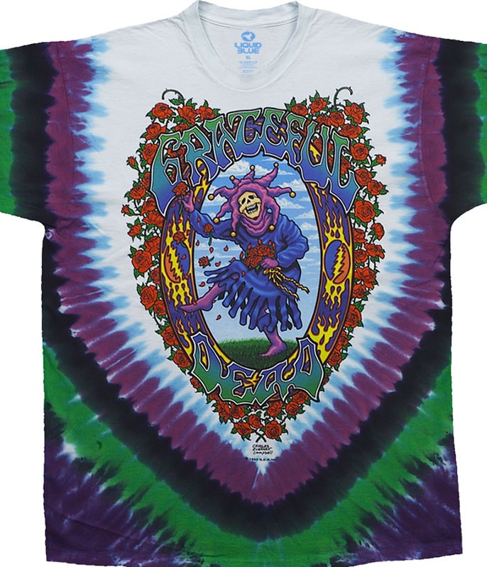 Grateful Dead Seasons Of The Dead Tie-Dye T-Shirt Liquid Blue