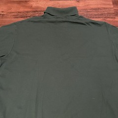 Vintage Polo Ralph Lauren XL Turtleneck Made in USA 90s Forest Green Red Pony