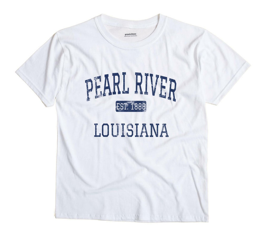 Pearl River Louisiana LA T-Shirt EST