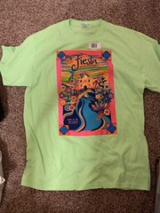 Fiesta San Antonio Texas Annual Festival Large T Shirt 2020 Neon Green New