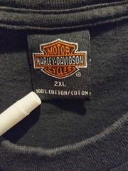 Harley Davidson 2003 Vintage Graphic Tee Cote D Azur French Riviera Size 2XL