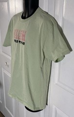 Volcom True To This Graphic T-Shirt Men’s Size Large Mint Green 100% Cotton 2023