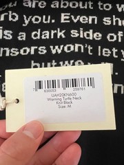 Vetements Warning Turtle Neck Sweater