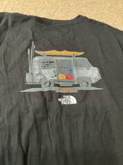 The North Face Men’s Crewneck Black TShirt Size XXL Retro Van Kayak 52×32” New