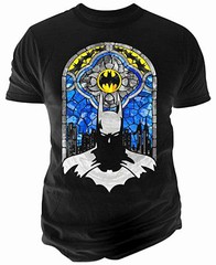 DC Comics Batman Stained Glass Adult T-Shirt – DC Comics, Movie, Superheros