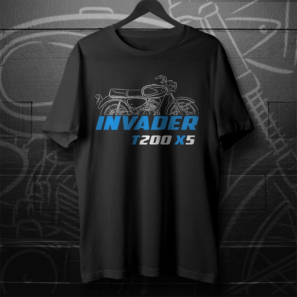 Suzuki T200 X5 Invader 1967-1971 – Motorcycle T-Shirt for Riders