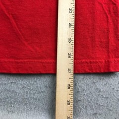 Elf Shirt Mens Large Red Cotton Crew Neck Short Sleeves Raised By Elves Tee