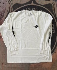 DEFCON GROUP LS CREW SHIRT BOLTS LOGO WHITE XL