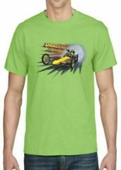 Adult DryBlend® T-Shirt – (YELLOW DRAGSTER LEGENDS – HOT ROD)
