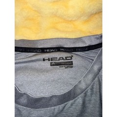 HEAD Athletic Workout Shirt Mens Medium Gray Performance Activewear Tee