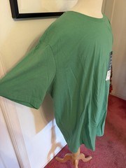 New Basic Editions Men’s 3XLT Big & Tall T-Shirt Emerald DarkGreen Short Sleeve
