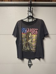 Vintage 1992 Red Hot Chili Peppers Frank Kozik T Shirt Black Size Large