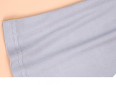 Knitted Men’s Short Sleeve T-shirt Mulberry Silk Fabric Round Neck Pullover Top