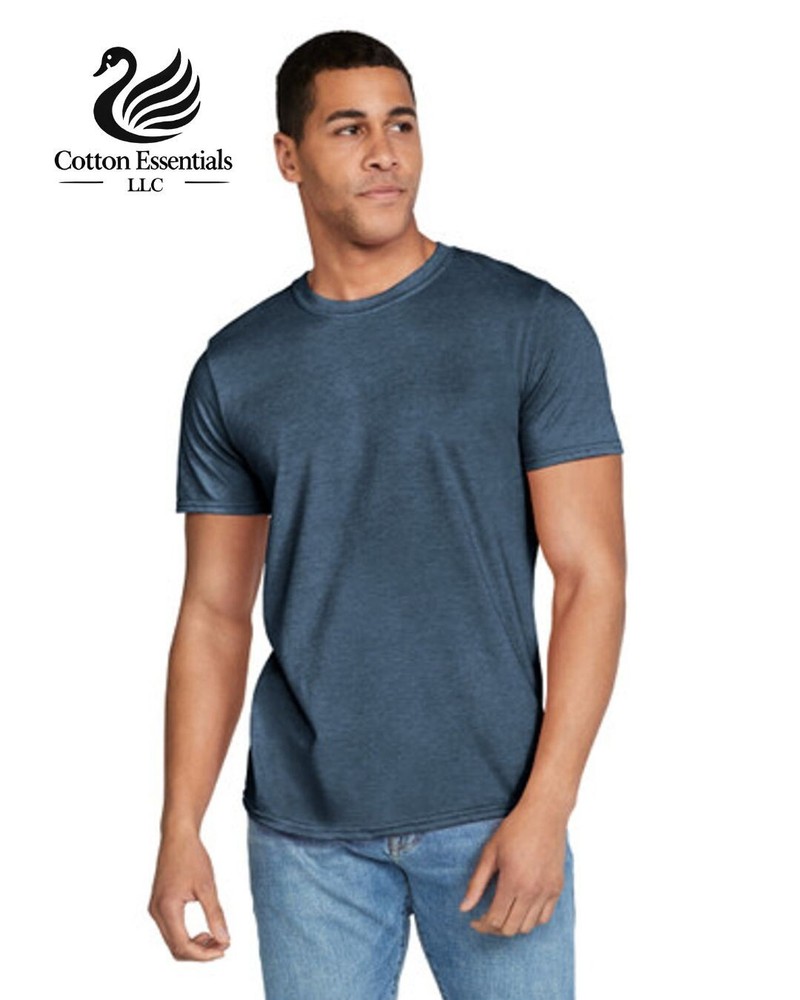Men’s Soft Style Gildan (G64000) Short Sleeves T-Shirt (S-3XL)