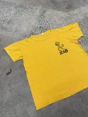 True Vintage 60s 70s Pink Panther 215 Graphic Tee Rare Yellow Single Stitch