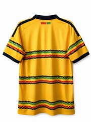 Adidas Jamaica Bob Marley Reggae Boyz Soccer Jersey Gold Men’s Large NWT Rare