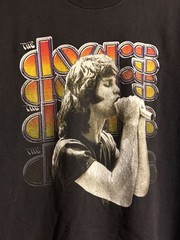 Vintage 90s 1998 Jim Morrison The Doors Black Graphic Band T Shirt Stedman XL