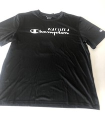Champion Double Dry T-shirt Men size Large Black