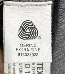 Meriwool Layers 250G Grey Merino Wool Base Layer Long Sleeve Shirt Grey Mens M