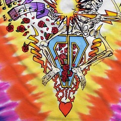 Grateful Dead Summer Tour 92 Tie-Dye T-Shirt Liquid Blue