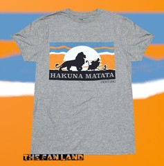New Disney The Lion King Hakuna Matata Mufasa Simba Mens T-Shirt