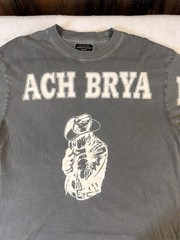 Authentic Zach Bryan T Shirt Cool Faded Gray Adult Medium Official Merch