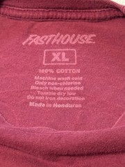 FASTHOUSE – Men’s Short Sleeve XL – EXTRA LARGE – Burgundy – F/H Speed Shop