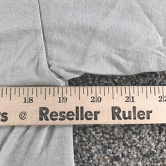 Vintage Russell Athletic Shirt Mens M Heather Gray V Neck Blank Basic Tee
