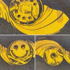 Defcon 19 Fabulous Las Vegas T Shirt Front Back Graphics Worn Has A Fade Size M
