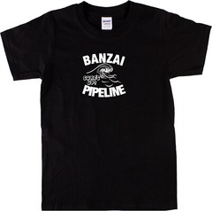 Banzai Pipeline ‘Surf’s Up’ Souvenir T-Shirt – Retro Surfer, Various Colours