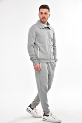 All Saints Mens Zip Thru Funnel Neck Designer Cardigan Sweatshirt Sweater Jacket