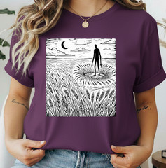 Evil In The Corn Field Unisex Tee Shirt