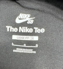 Nike SB Cat Scratch Graphic Skate Tee Loose Fit Black Size Large (Rare)
