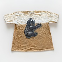 Black Bear Country Shirt Mens XL Brown Nature Vintage Y2K Cotton