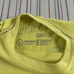 Howler Bros Shirt Mens Large Yellow Surf Monkey Logo Pocket Graphic Beach Tee