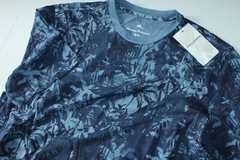 Tommy Bahama T Tee Shirt Canopy Camo Crew Indigo Blue SS New Medium M