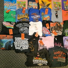Lot of 50 Harley Davidson Dealership TShirts Bulk Reseller Bundle Mixed Size NWT